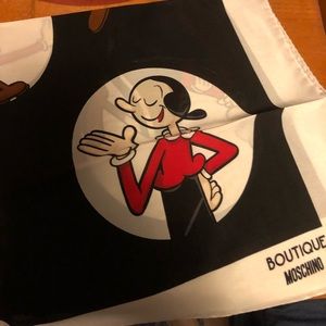 SALE ‼️ 24h only - Olive Oyl silk Moschino bandana